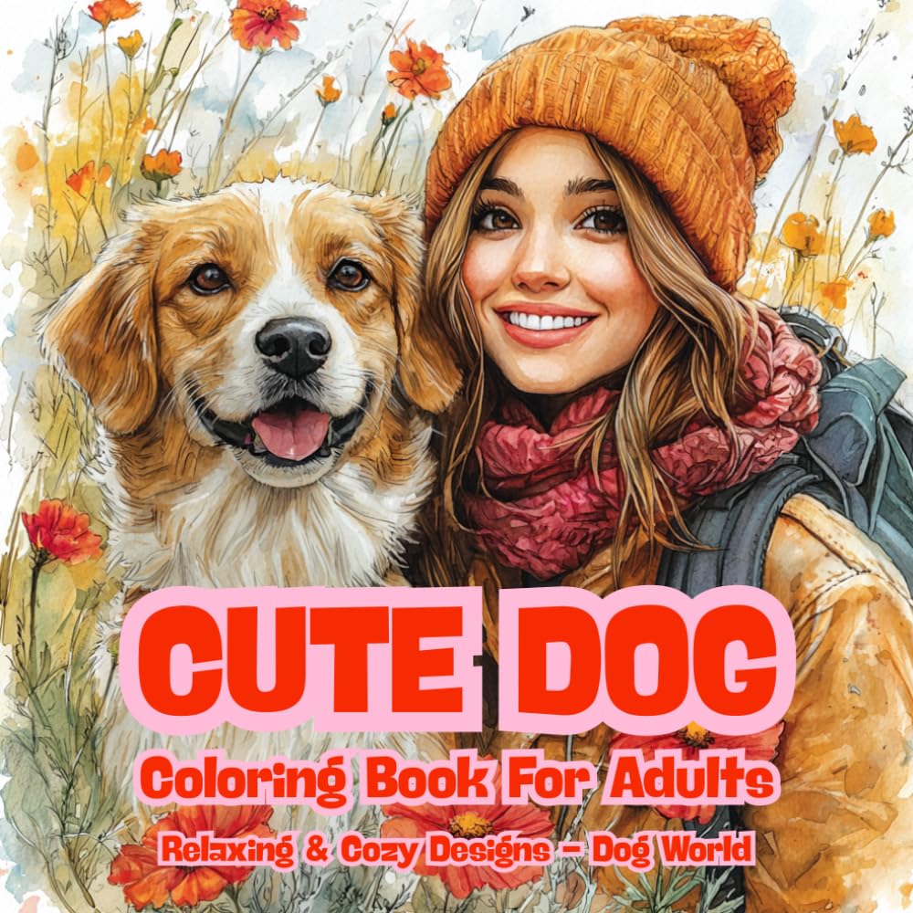 Cute Dog Coloring Book for Adults: Relaxing & Cozy Designs – Color World Collection baixar o livro de graça