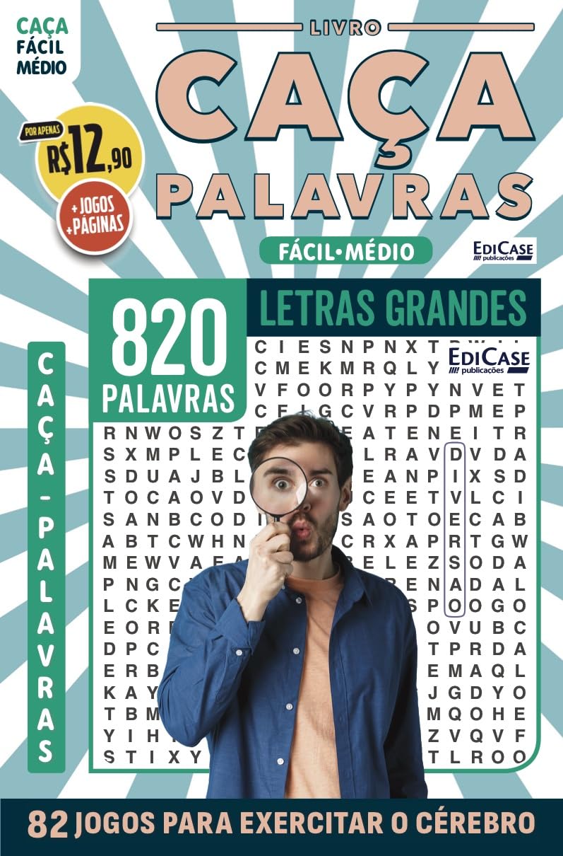 capítulo por capítulo baixar Livro Caça-Palavras 74 + Lápis de Brinde: Nível Fácil/ Médio - 82 Jogos para exercitar o cérebro