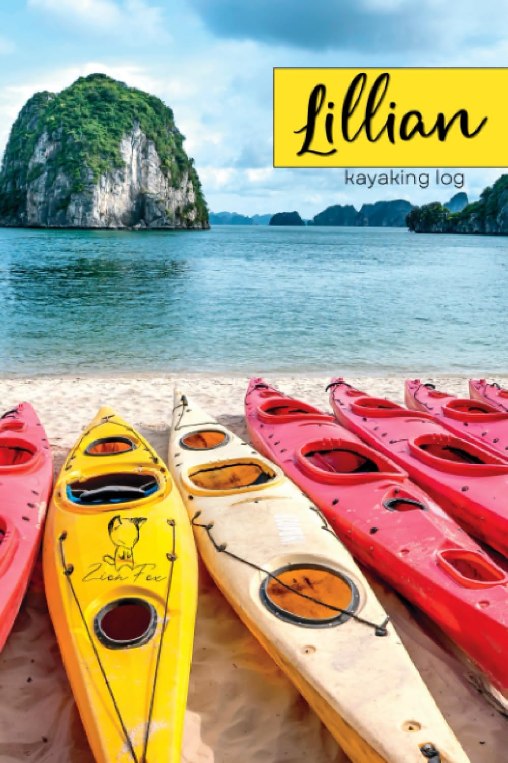 ler totalmente Lillian - Kayaking Log: record/track 99+ kayaking trips in this personalized notebook