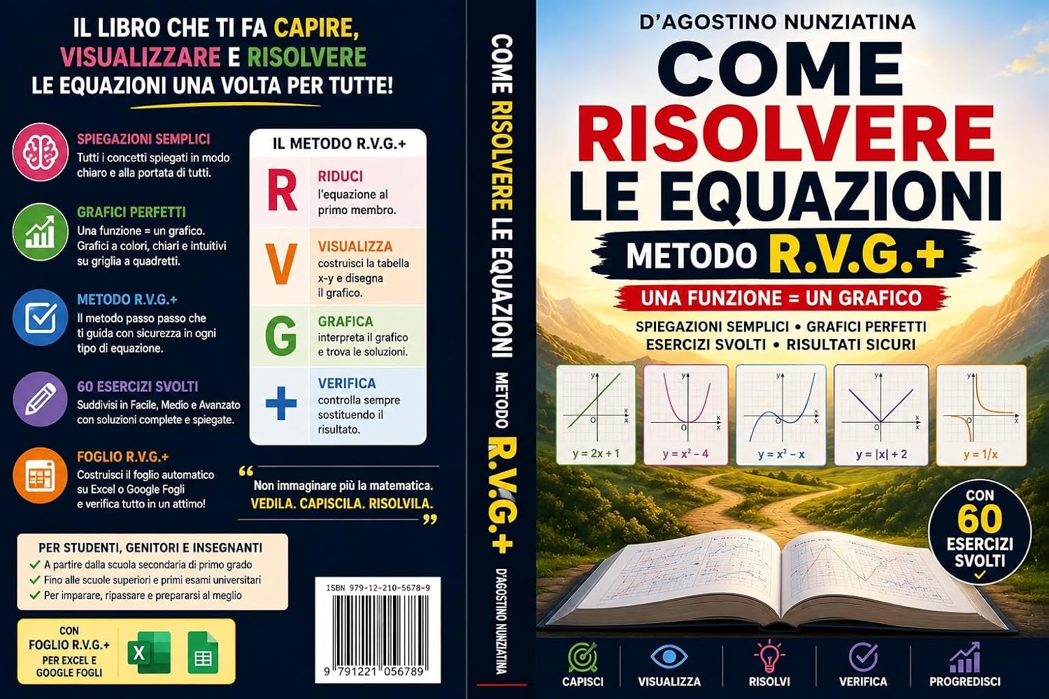 ler totalmente COME RISOLVERE LE EQUAZIONI: Metodo R.V.G.+ (Italian Edition)