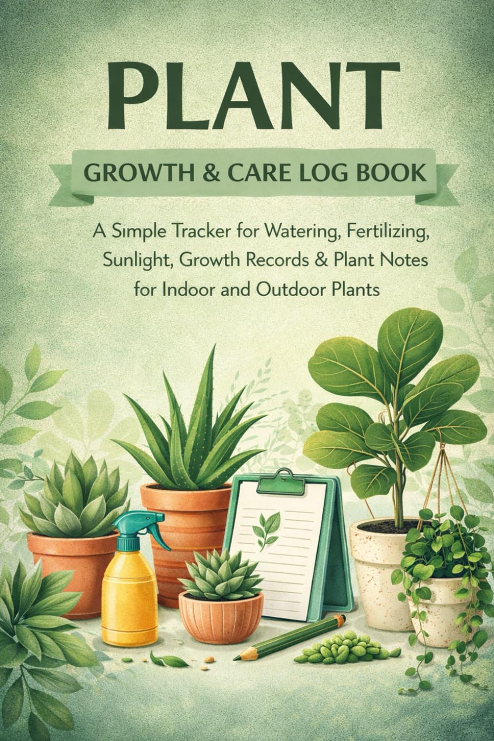 Plant Growth & Care Log Book: A Simple Tracker for Watering, Fertilizing, Sunlight, Growth Records & Plant Notes for Indoor and Outdoor Plants baixar o livro de graça
