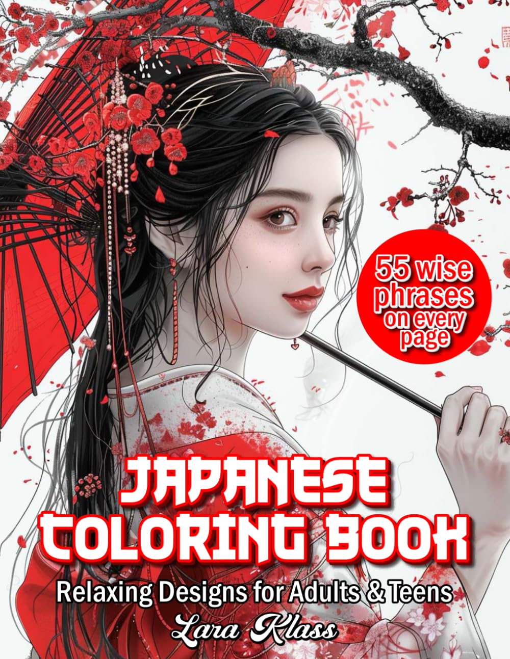 ler totalmente Japanese Coloring Book: 55 + Relaxing Designs for Adults and Teens with Gardens, Koi Ponds, Traditional Tattoos, Dragons, Anime, Enchanting Kimonos and Beautiful Geishas