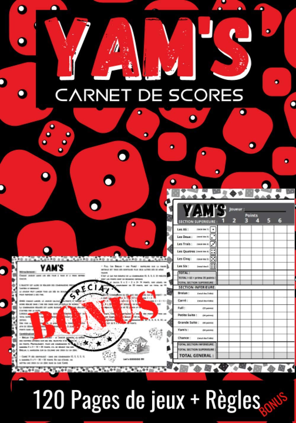 capítulo por capítulo baixar Yam's carnet de scores: Livre de 120 feuilles de scores format (17,78 * 25,4 cm) + 3 Pages de Règles de jeux: yahtzee et yams bloc de marque