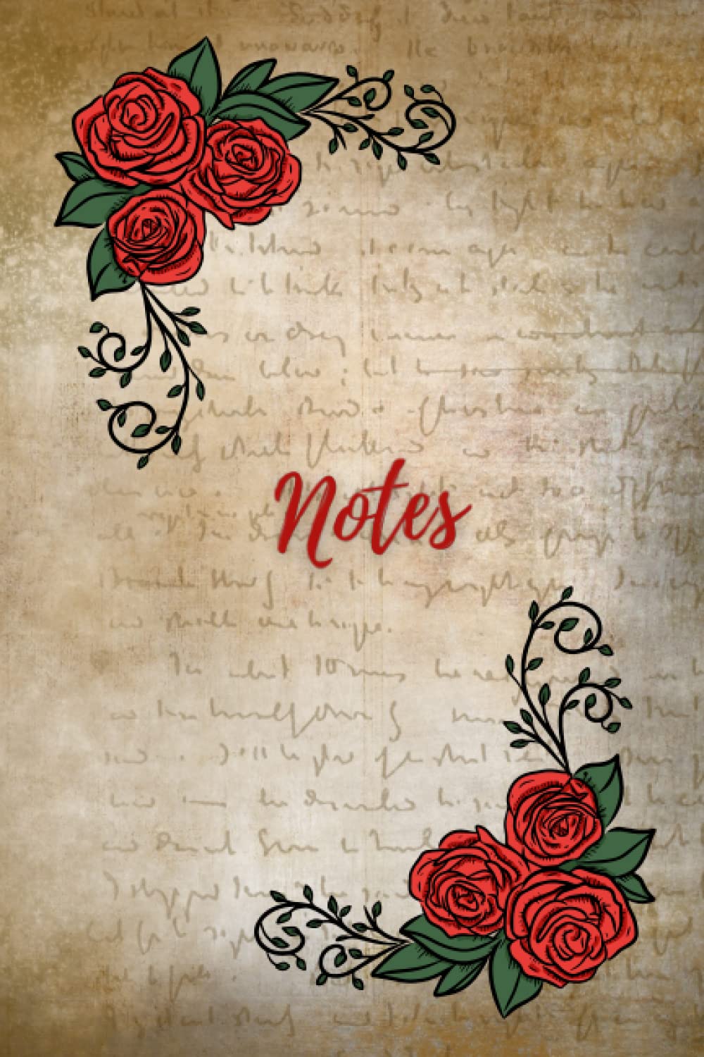 Enchanted Pages: A Notebook for Capturing Your Thoughts and Dreams on Faded Letter Paper with Red Roses Cover: 120 Pages of Blank Lined Paper to Pen... Ideas on a Vintage-Looking Notebook Journal baixar o livro de graça