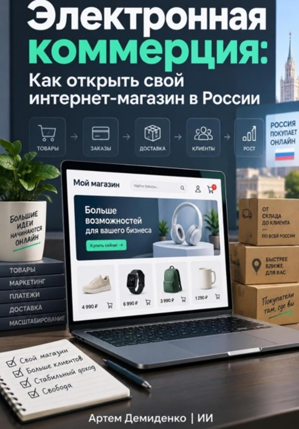 ler totalmente Электронная коммерция: Как открыть свой интернет-магазин в России (Russian Edition)