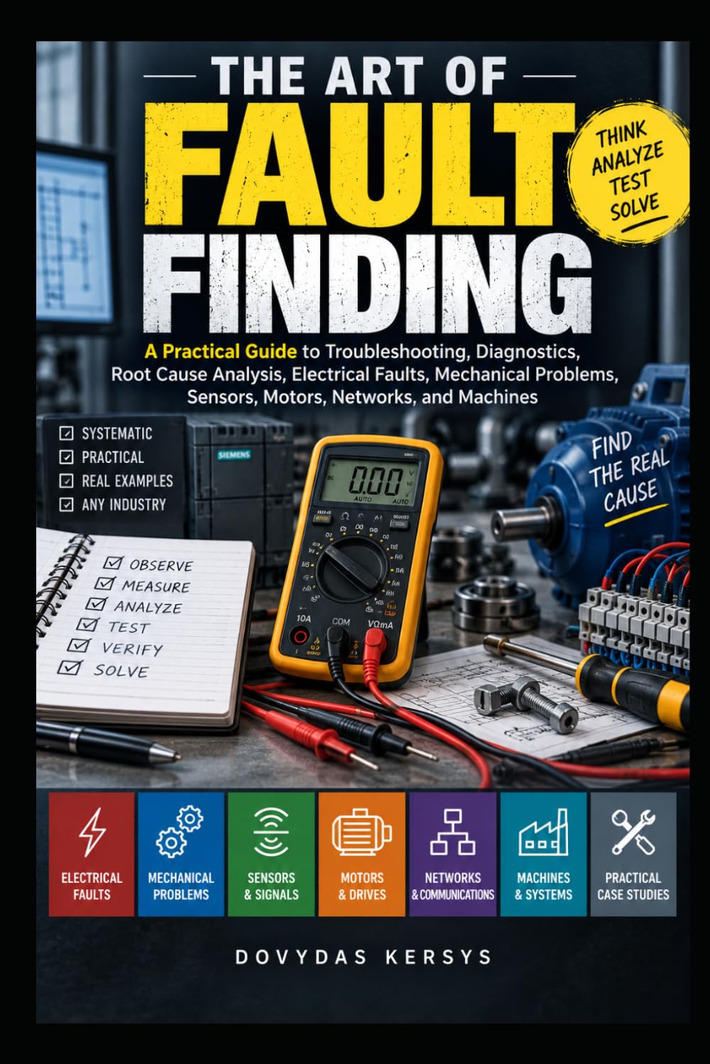 The Art of Fault Finding: A Practical Guide to Troubleshooting, Diagnostics, Root Cause Analysis, Electrical and Mechanical Faults, Sensors, Motors, Networks, Machines, and Everyday Systems baixar livro de graça