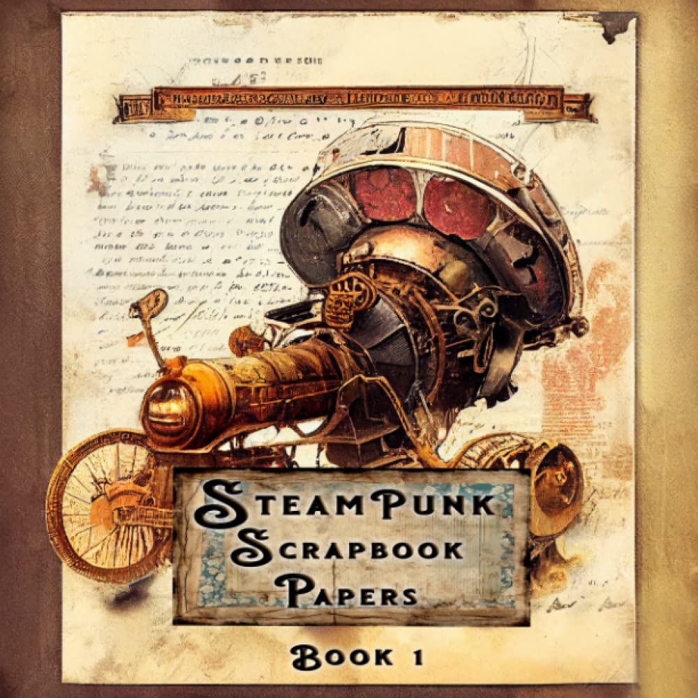 ler totalmente STEAM PUNK SCRAPPING PAPERS BOOK 1