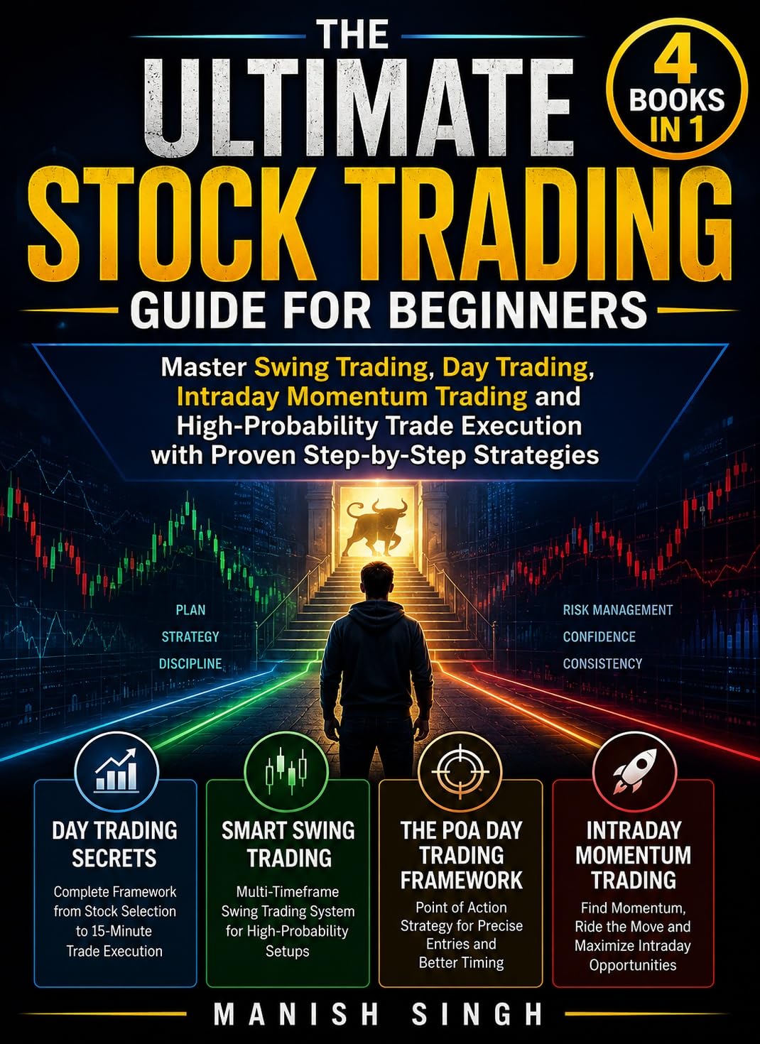 ler totalmente THE ULTIMATE STOCK TRADING GUIDE FOR BEGINNERS (4 BOOKS IN 1): Master Swing Trading, Day Trading, Intraday Momentum Trading and High-Probability Trade... Trading Setups Series) (English Edition)