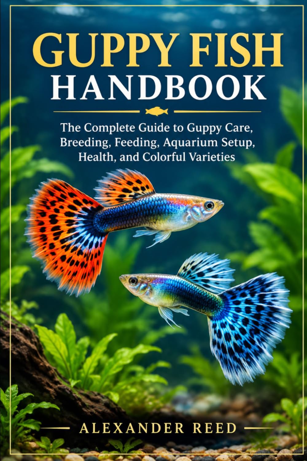 GUPPY FISH HANDBOOK: The Complete Guide to Guppy Care, Breeding, Feeding, Aquarium Setup, Health, and Colorful Varieties baixar o livro de graça