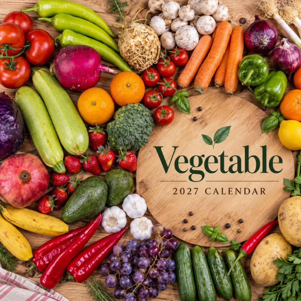 Vegetable Calendar 2027: Fresh Vegetable Photography baixar livro de graça