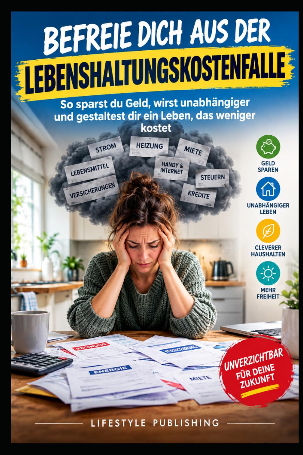 BEFREIE DICH AUS DER LEBENSHALTUNGSKOSTENFALLE: Der radikale Plan, um Ihre Rechnungen zu senken, Ihre Abhängigkeit vom Netz zu verringern und ein... kostet (Finance Hacks) (German Edition) baixar o livro de graça