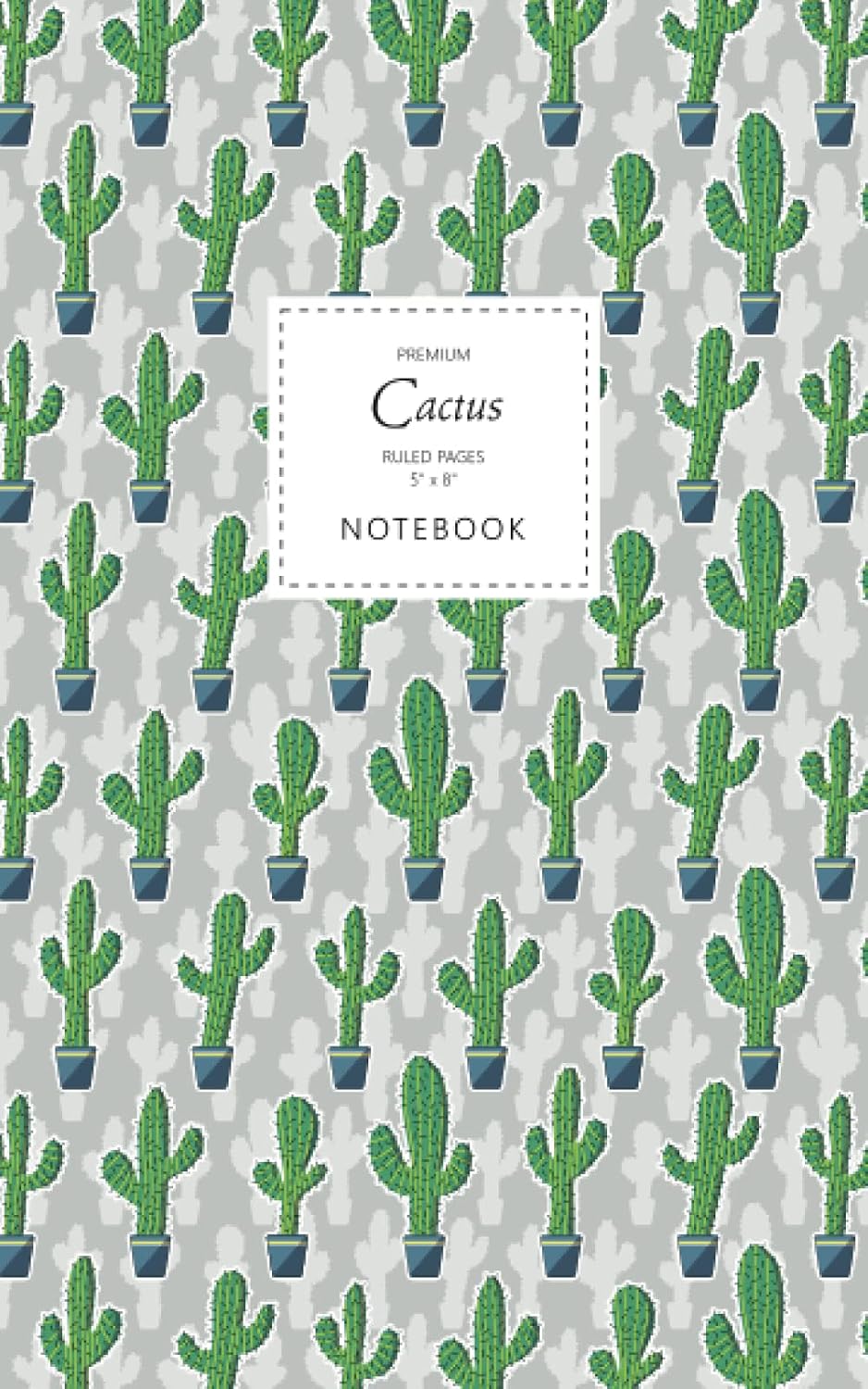 Cactus Notebook - Ruled Pages - 5x8 - Premium: (Saguaro Fresh) Fun notebook 96 ruled/lined pages (5x8 inches / 12.7x20.3cm / Junior Legal Pad / Nearly A5) baixar livro de graça