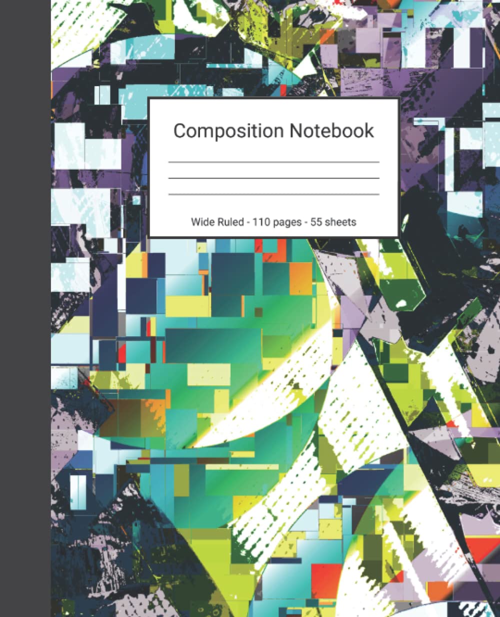 capítulo por capítulo baixar Composition Notebook: Wide Ruled Paper Notebook Journal - Blue Green And Yellow Abstract Art - Blank Wide Lined Workbook