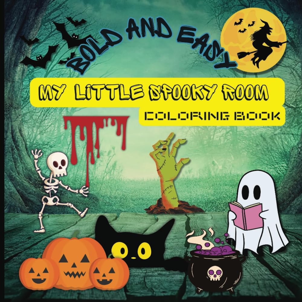 My Little Spooky Room Coloring Book: Creepy creatures and eerie nights, ideal for Adults and Teenagers, are excellent ways to get into the Halloween... inches. It's easy to carry wherever you go. baixar o livro de graça