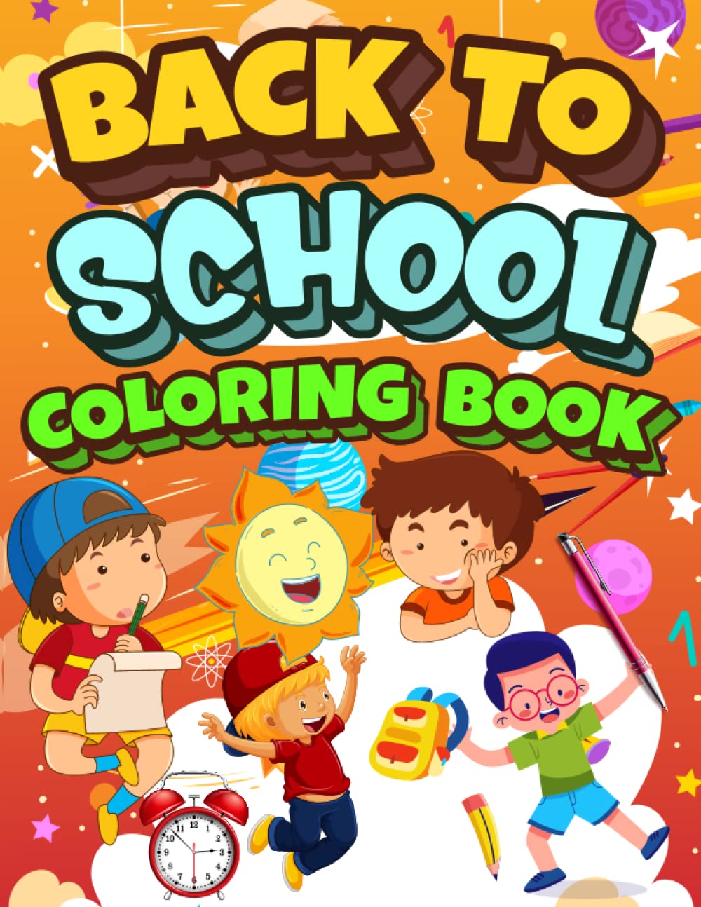 ler totalmente Back to school coloring book: Perfect Back to School children Coloring Book for kids Toddler Coloring Book Ages 4-8