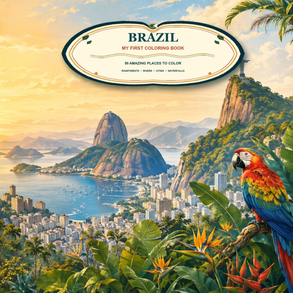capítulo por capítulo baixar My First Coloring Book - Brazil: 50 Famous Landmarks, Cities, Beaches, Rainforests & Scenic Places to Color (My First Coloring Book Countries) (Portuguese Edition)