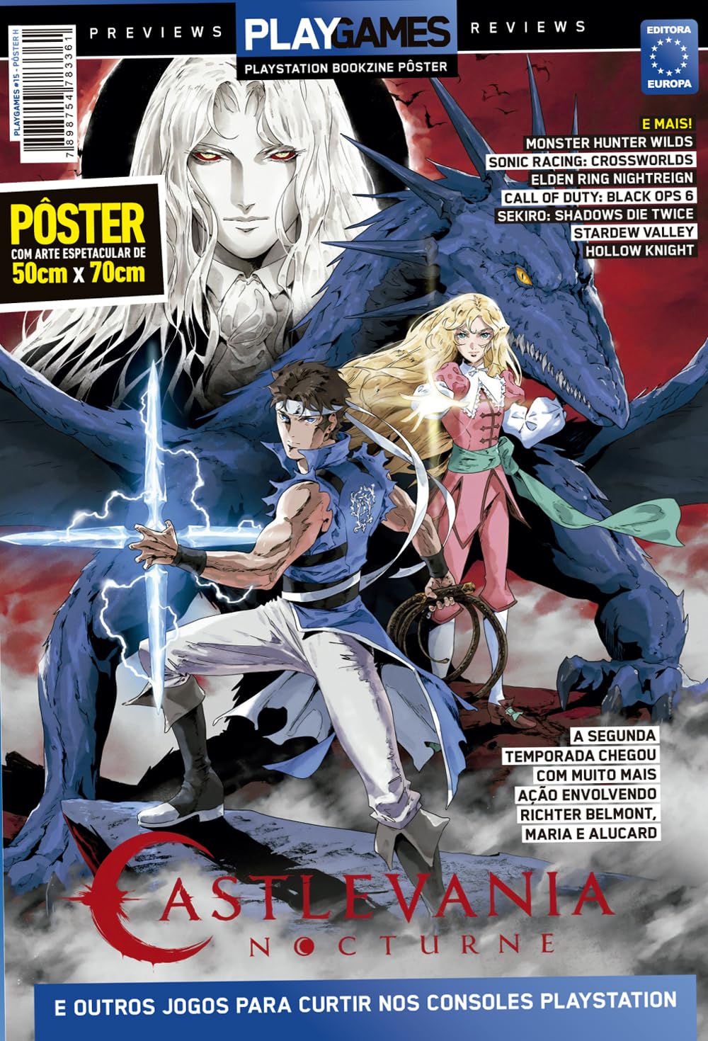 ler totalmente Castlevania: Noturno (Temporada 2) - Superpôster PlayGames