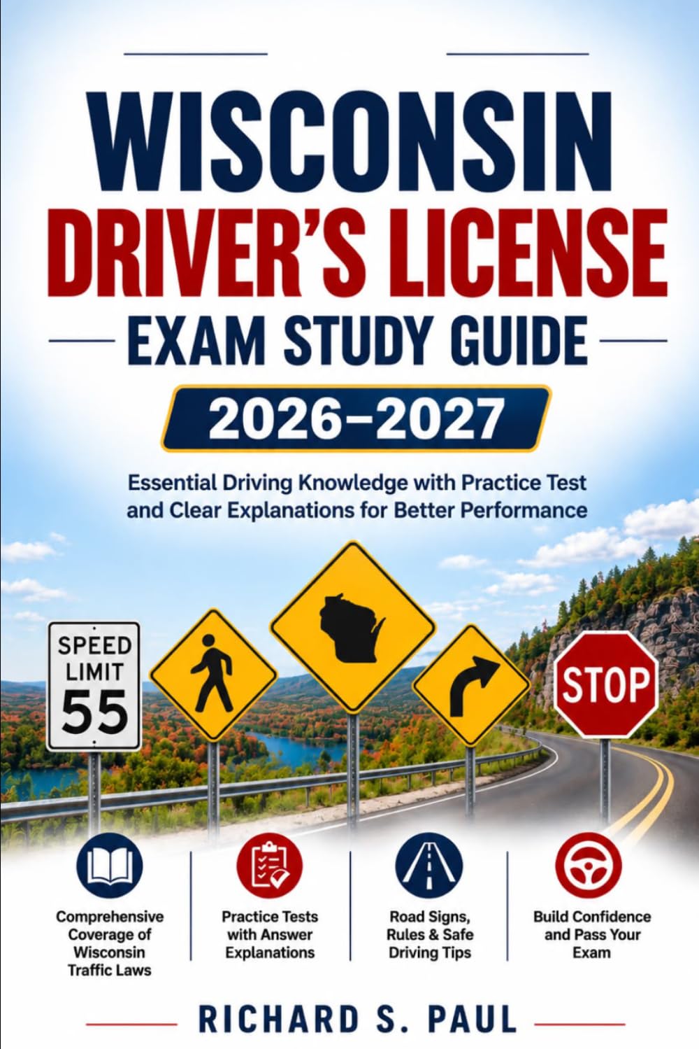 ler totalmente WISCONSIN DRIVER'S LICENSE EXAM STUDY GUIDE 2026–2027: Essential Driving Knowledge with Practice Test and Clear Explanations for Better Performance