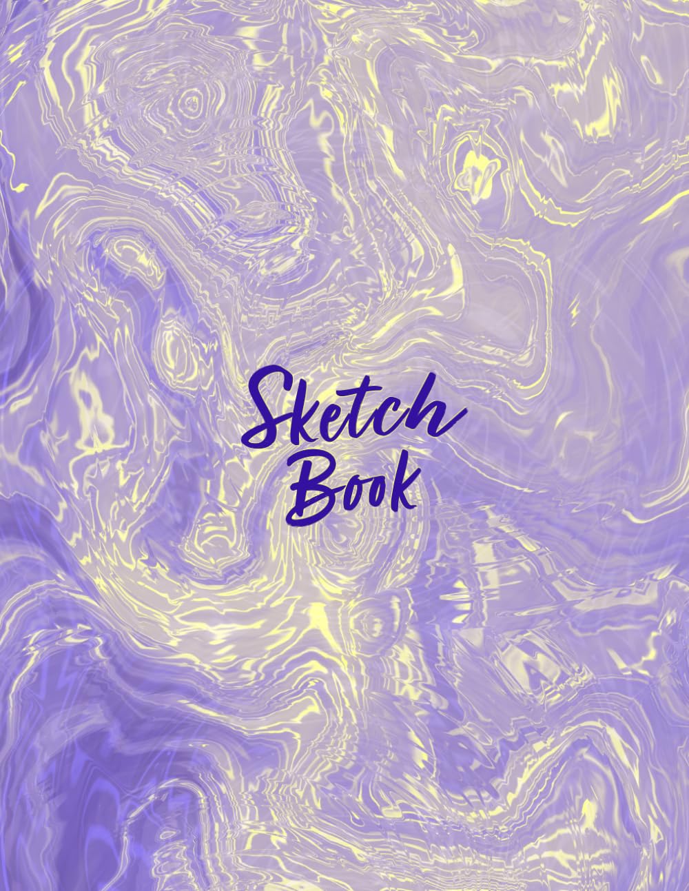 Drawing Sketchbook: Purple Gold Liquid Marble: Sketch Book Journal, 8.5 x 11 in, 120 Pages, Sketchbooks Art baixar o livro de graça