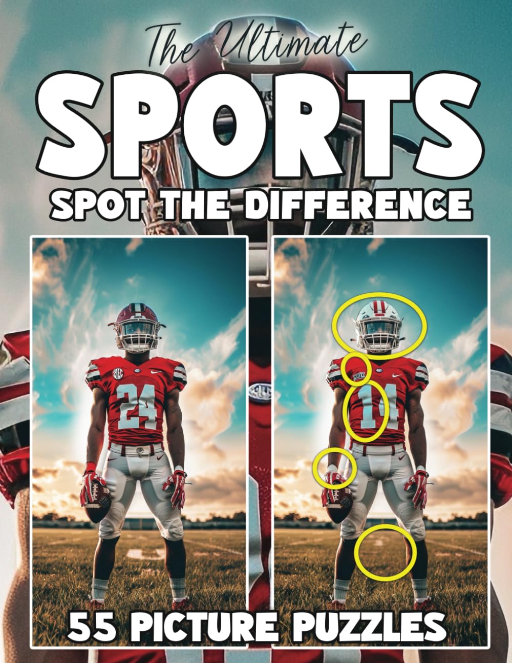 capítulo por capítulo baixar The Ultimate Sports Spot the Difference: Sports Picture Puzzle Book for Adults and Teens with 440 Differences to Find (Spot the Difference for Adults: Large Print Picture Puzzles in Full Color)