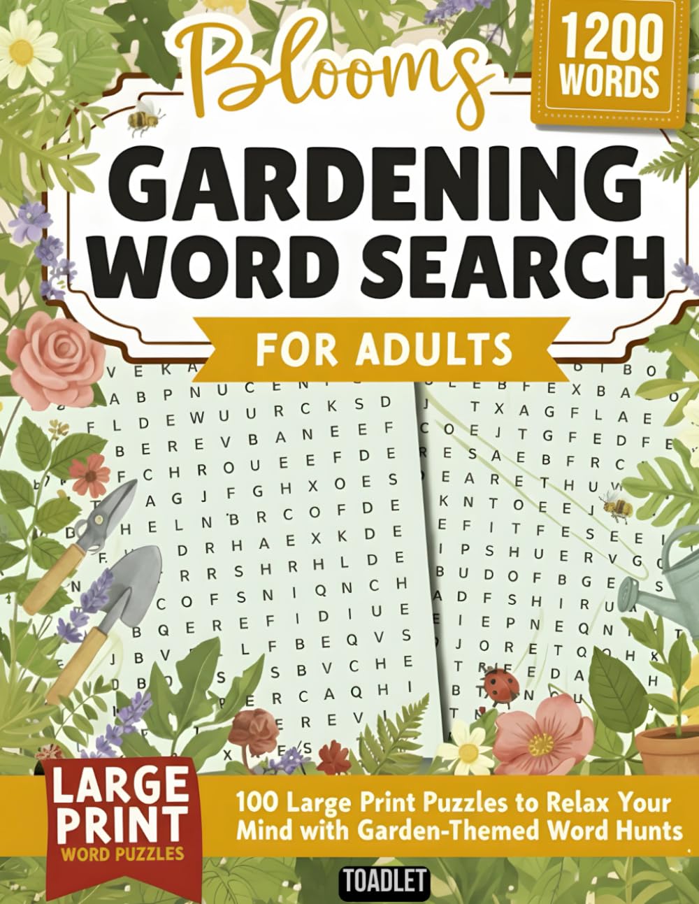 Gardening Word Search for Adults: 100 Large Print Puzzles to Relax Your Mind with Garden-Themed Word Hunts | A Calming Activity Book for Seniors, Adults & Nature Lovers baixar livro de graça