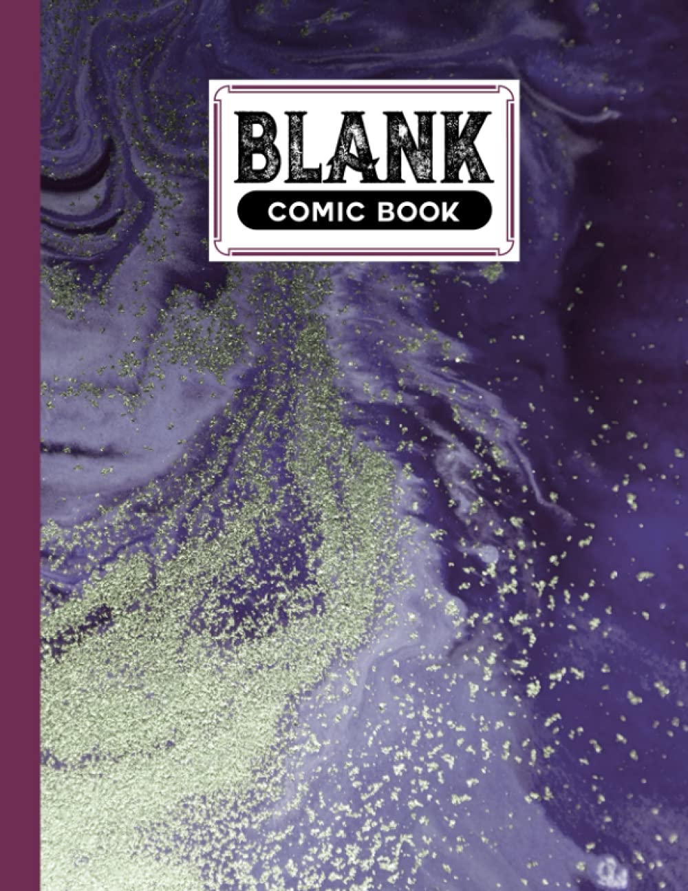 Blank Comic Book: Marbled Purple Cover, Draw Your Own Comics - 120 Pages of Fun and Unique Templates - A Large 8.5" x 11" Notebook by Nikolai Vogel baixar livro de graça