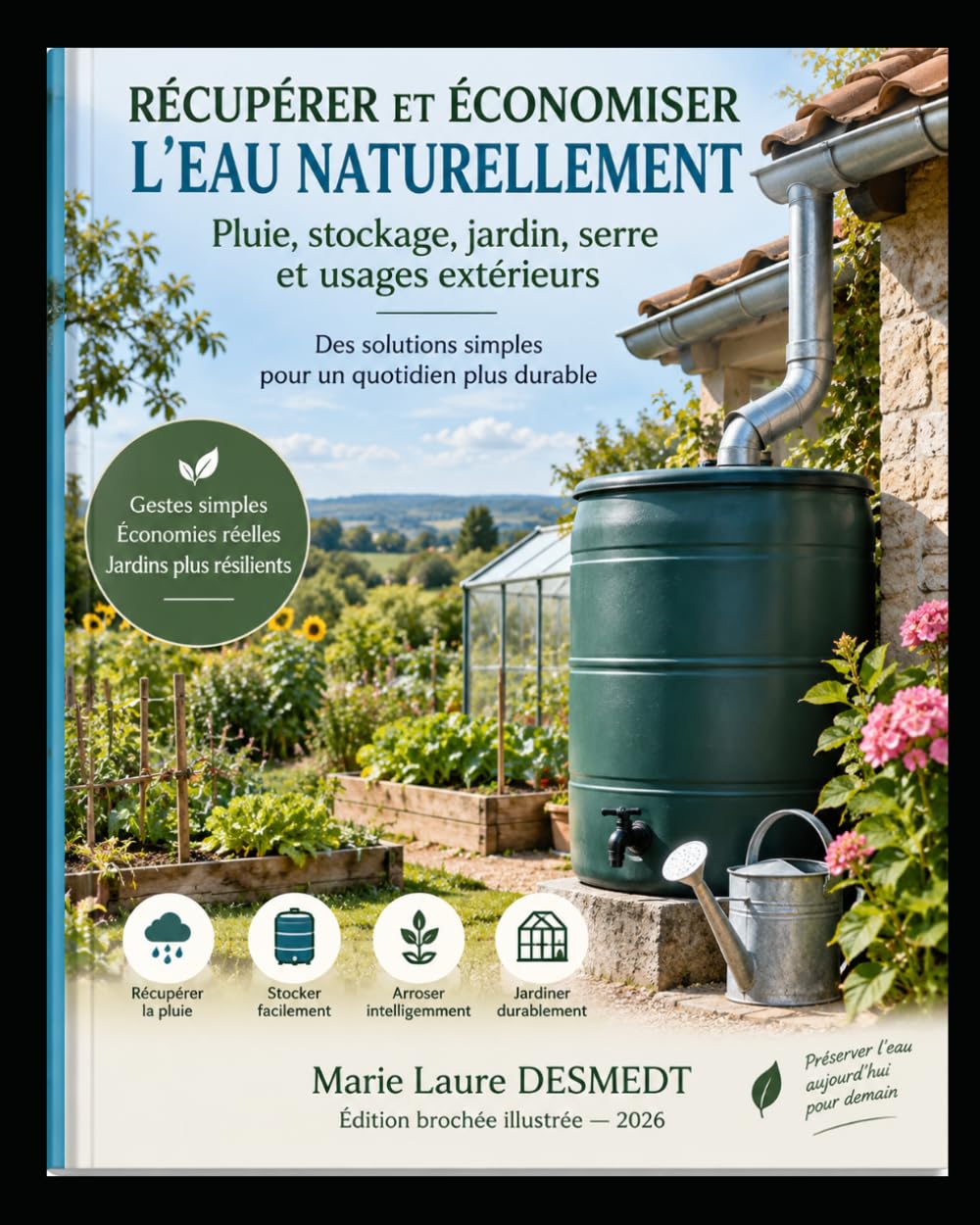 capítulo por capítulo baixar Récupérer et économiser l’eau naturellement: Pluie, stockage, jardin, serre et usages extérieurs (Les petits guides naturels) (French Edition)