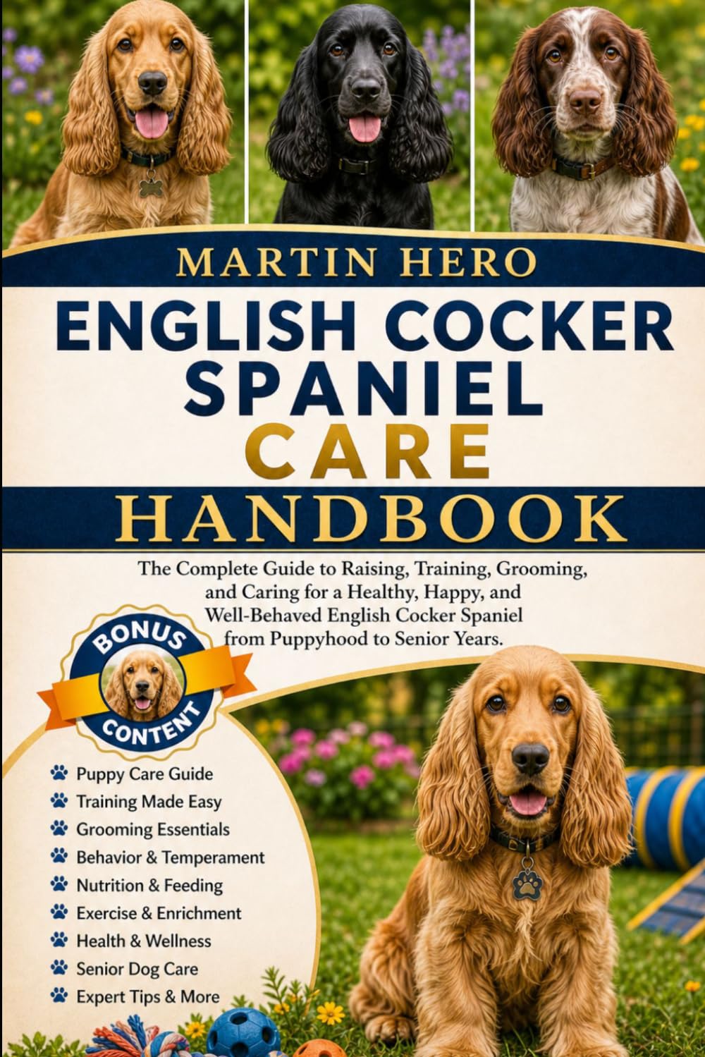 capítulo por capítulo baixar ENGLISH COCKER SPANIEL CARE HANDBOOK: The Complete Guide to Raising, Training, Grooming, and Caring for a Healthy, Happy, and Well-Behaved English Cocker Spaniel from Puppyhood to Senior Years.