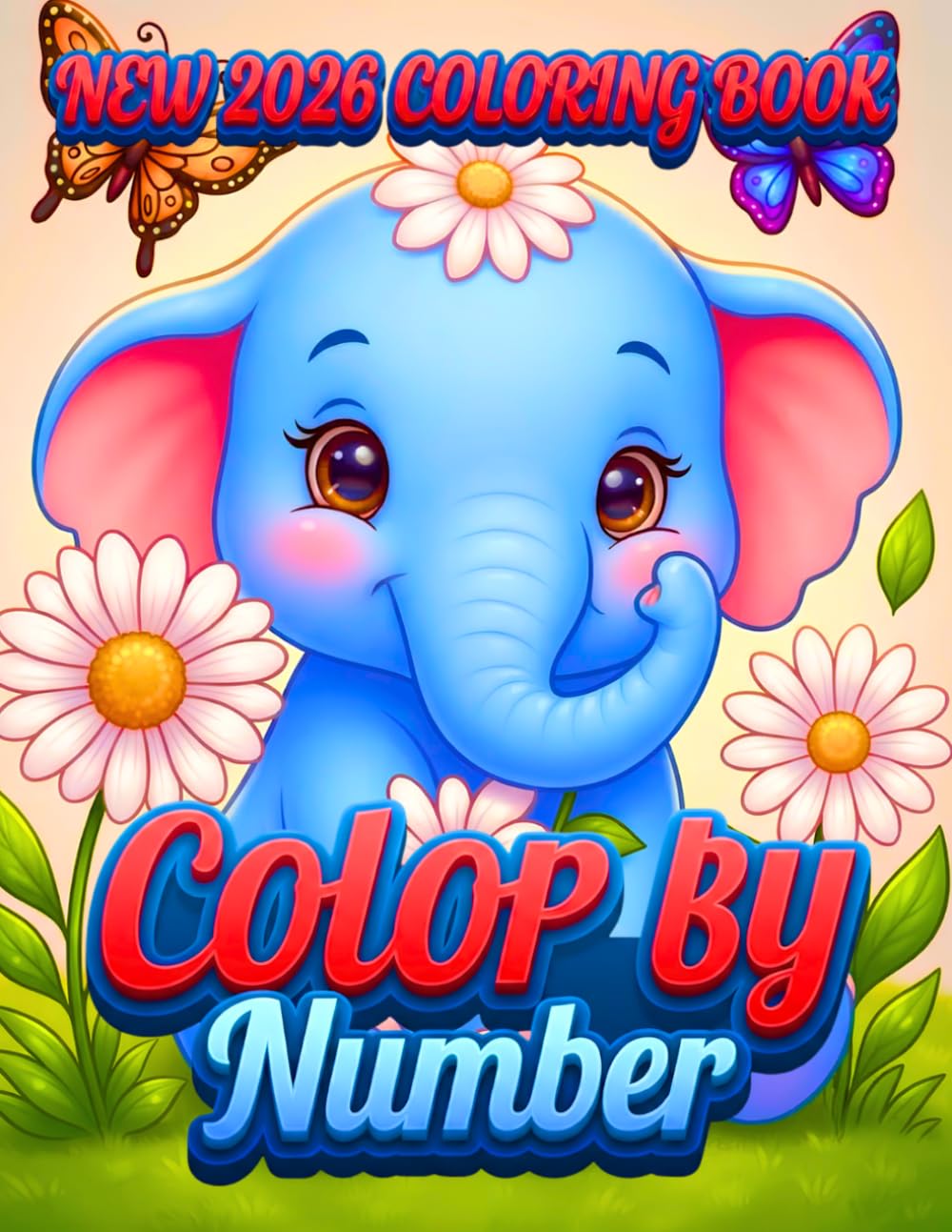 New 2026 Color by Number Coloring Book: Simple Large Print Coloring Book with Wildlife, Ocean Animals, Floral Mandalas, Christmas, and Nature Scenes baixar o livro de graça