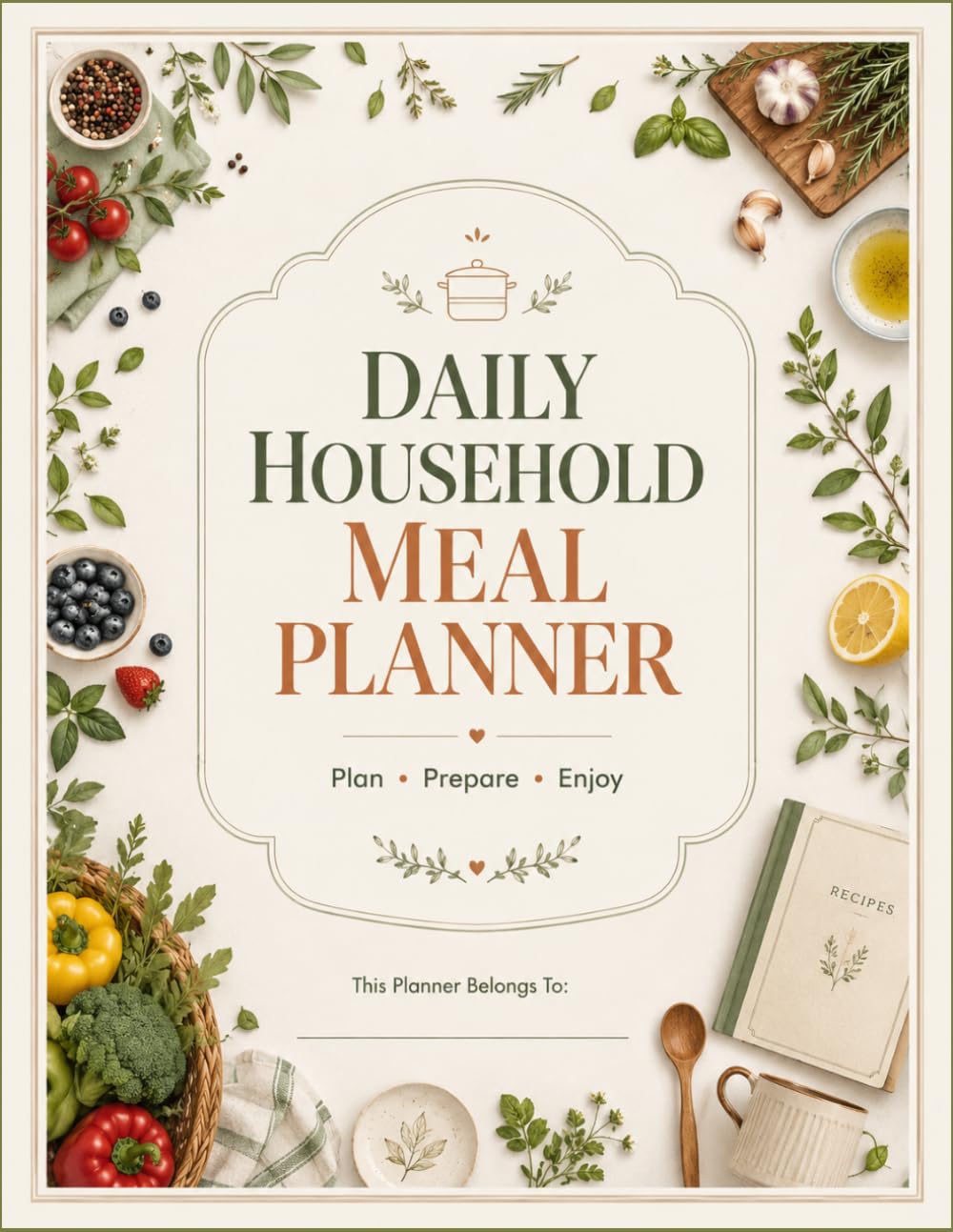 capítulo por capítulo baixar Daily Household Meal Planner: Plan Prepare Enjoy