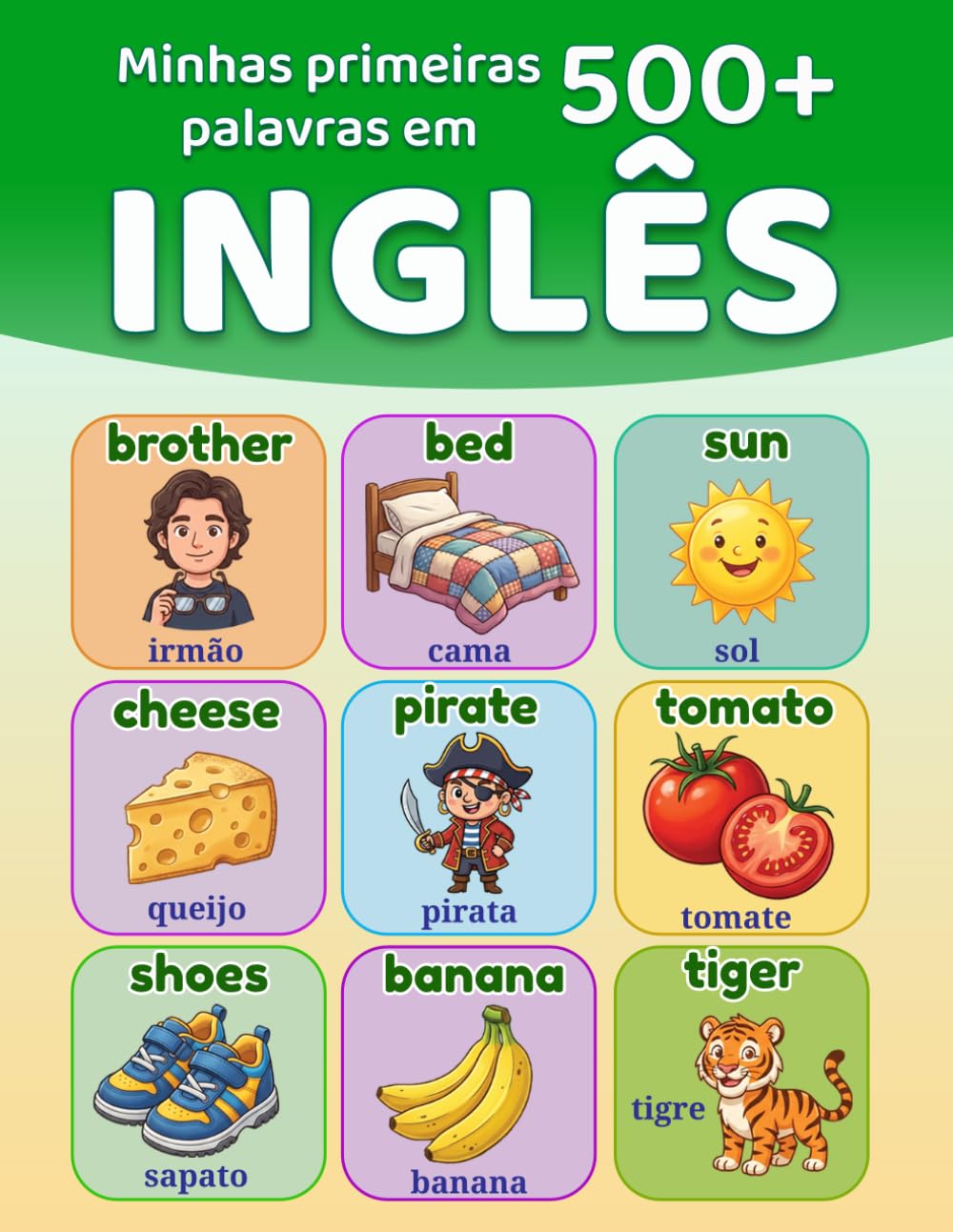 ler totalmente Minhas primeiras 500+ palavras em inglês: Livro bilíngue português europeu-inglês para crianças, com imagens e vocabulário essencial (Portuguese Edition)
