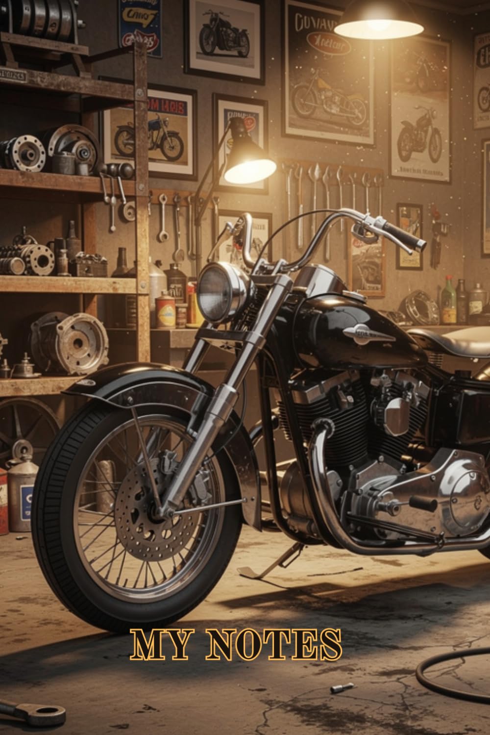 ler totalmente Motorcycle Themed Notebook Journal Maintenance Travel Diary Logbook: 301 blank lined 6” x 9” pages, a great gift idea for motorcycle lovers, adventurers, family, friends or yourself.
