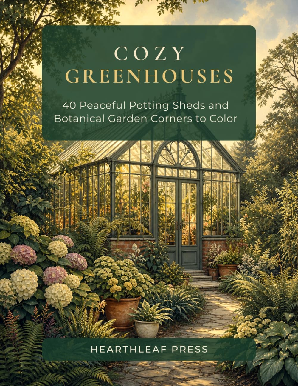 Cozy Greenhouses: 40 Peaceful Potting Sheds and Botanical Garden Corners to Color (Hearthleaf Botanical Escapes) baixar o livro de graça