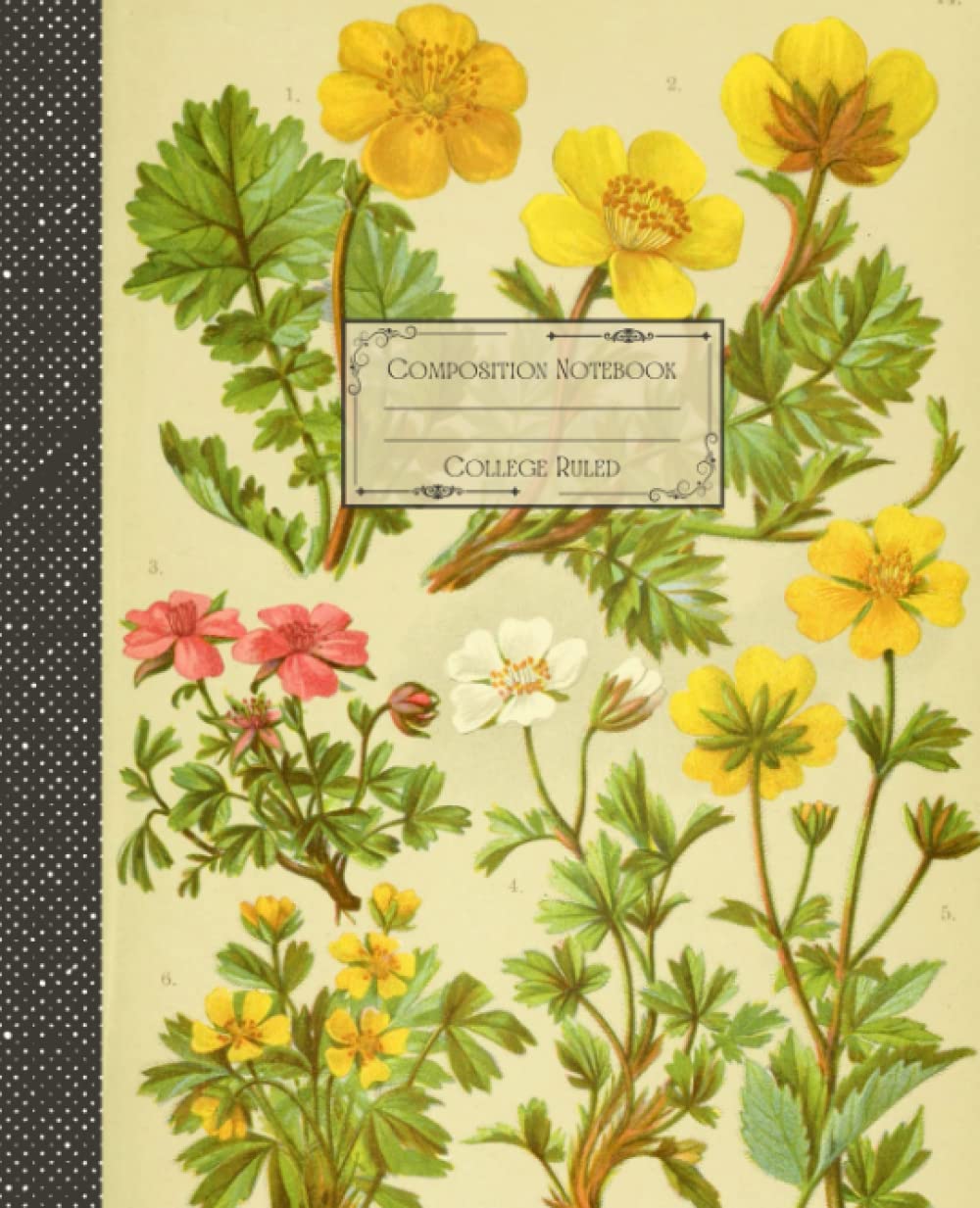 capítulo por capítulo baixar Vintage Botanical Floral Composition Notebook College Ruled: Antique Botanical Floral Illustration | Classic Composition Notebook for Writing and... for College Students, School and Work.