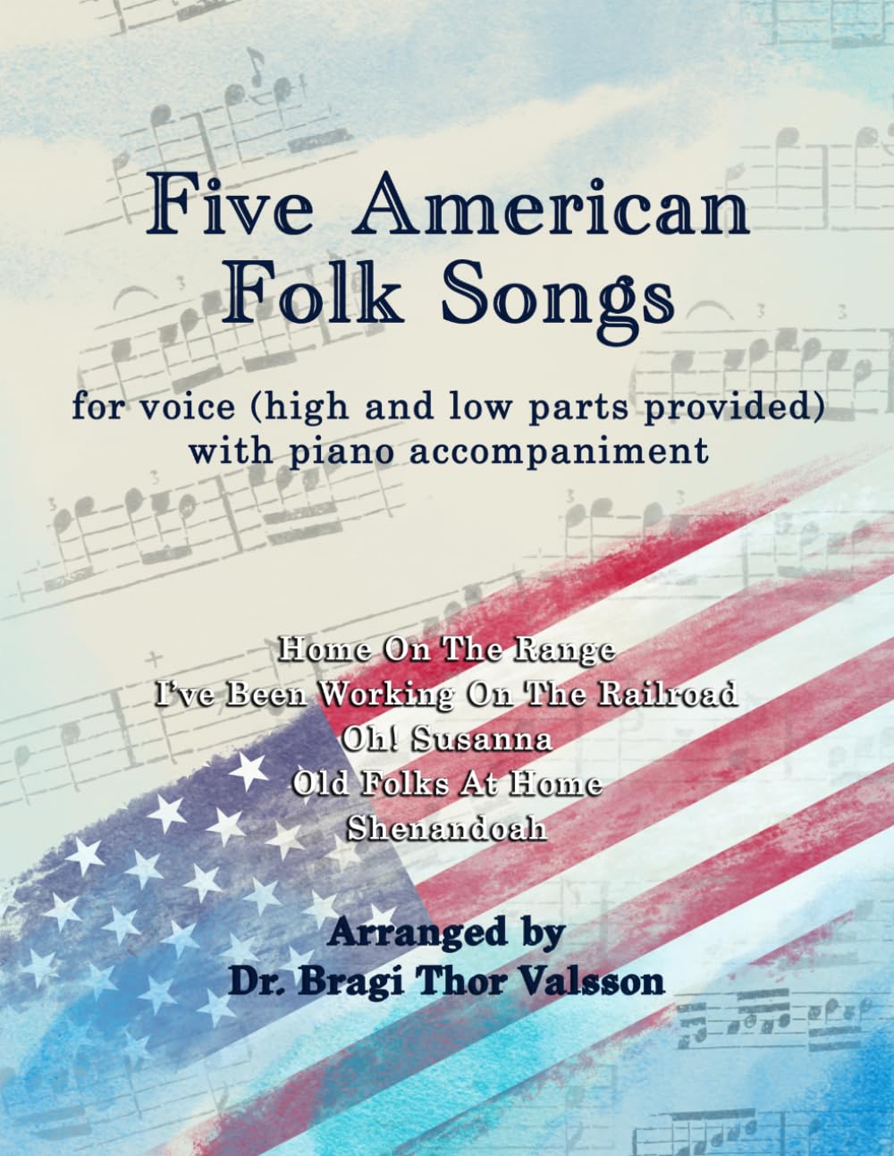 capítulo por capítulo baixar Five American Folk Songs for Voice with Piano accompaniment: parts for low and high voice provided