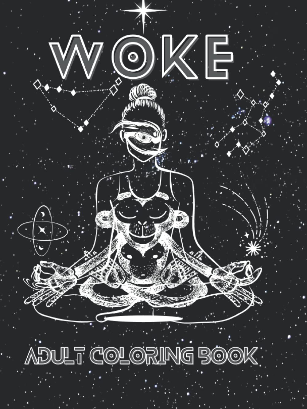 Woke Adult Coloring Book: 80 Unique Designs for coloring. 8.5x11 in Glossy Hardcover Book. Relax and Unwind Adult Coloring Book - NO QUOTE VERSION baixar livro de graça