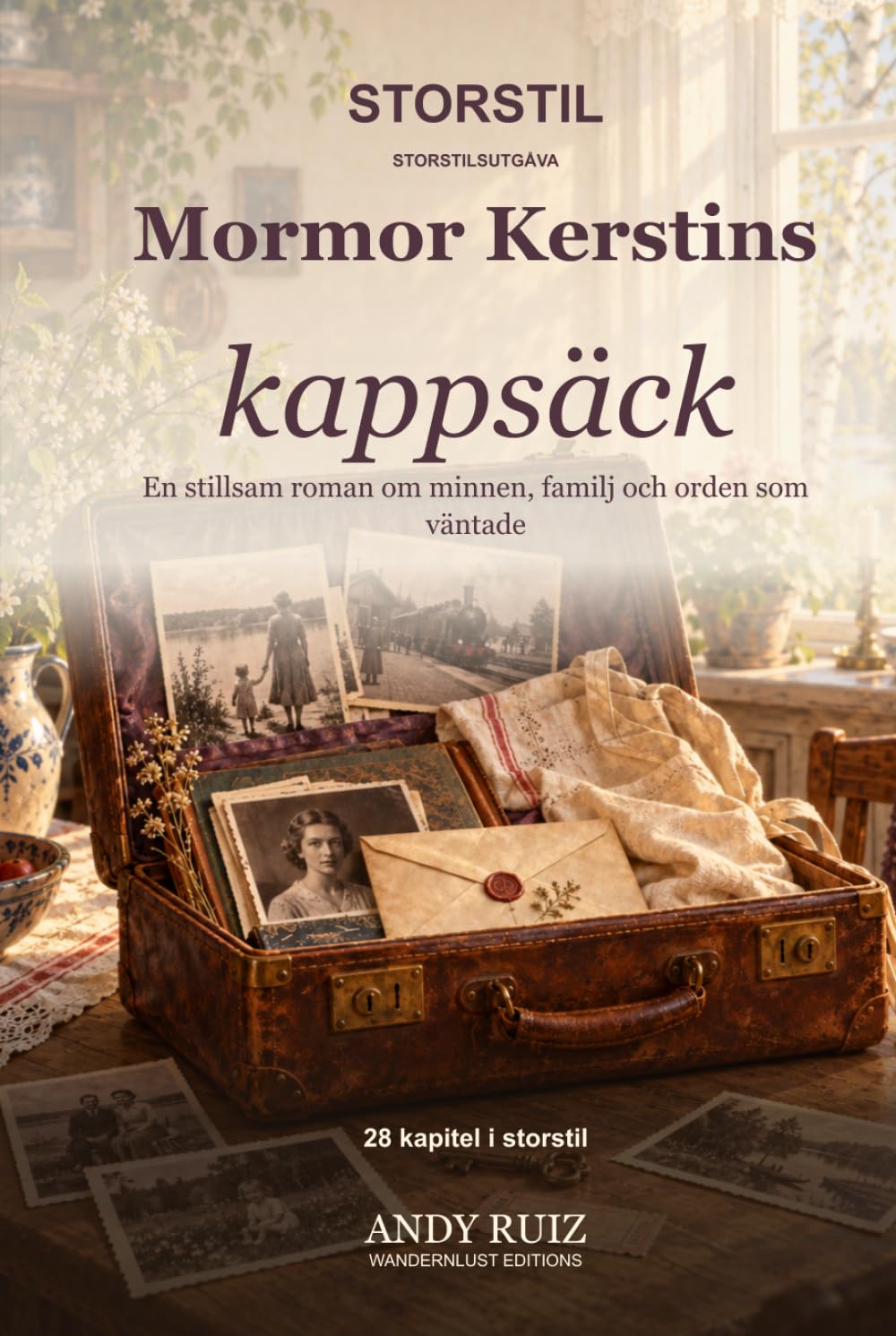 capítulo por capítulo baixar Mormor Kerstins kappsäck | Lättläst för äldre: En stillsam roman i storstil om minnen, familj och orden som väntade | Korta kapitel (Berättelser i stor stil) (Swedish Edition)