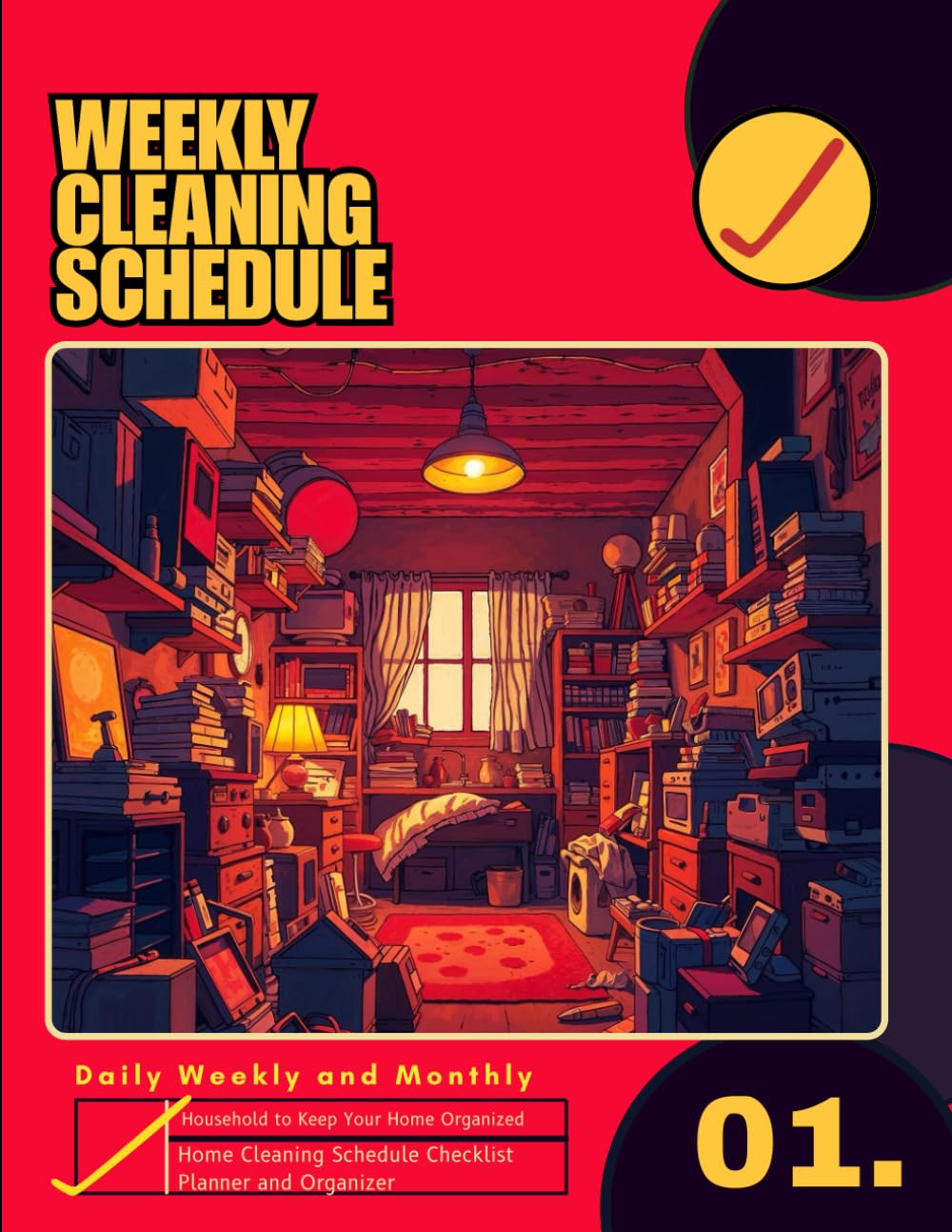 capítulo por capítulo baixar Weekly Cleaning Schedule: Home Cleaning Schedule Checklist Planner and Organizer for Daily Weekly and Monthly Household to Keep Your Home Organized