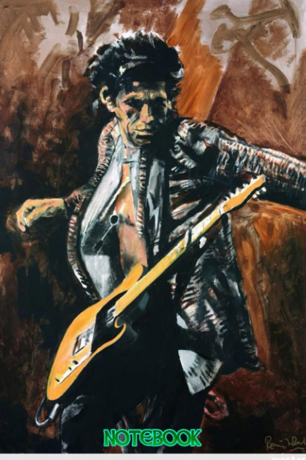 ler totalmente Notebook: Ronnie Wood College Rule Lined Writing your Ideas and Notes, Thankgiving Notebook Journal #55