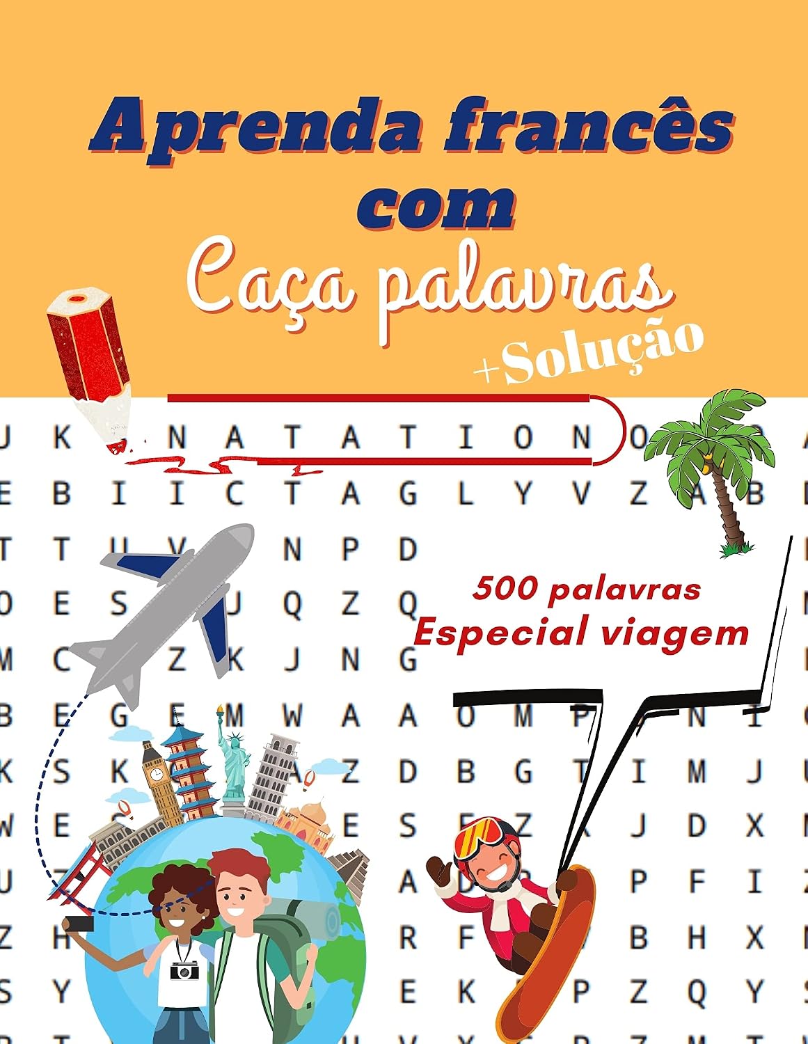 aprenda francês com caça palavras|500 palavras,especial viagem: estudar francês divertindo-se | com soluções baixar livro de graça