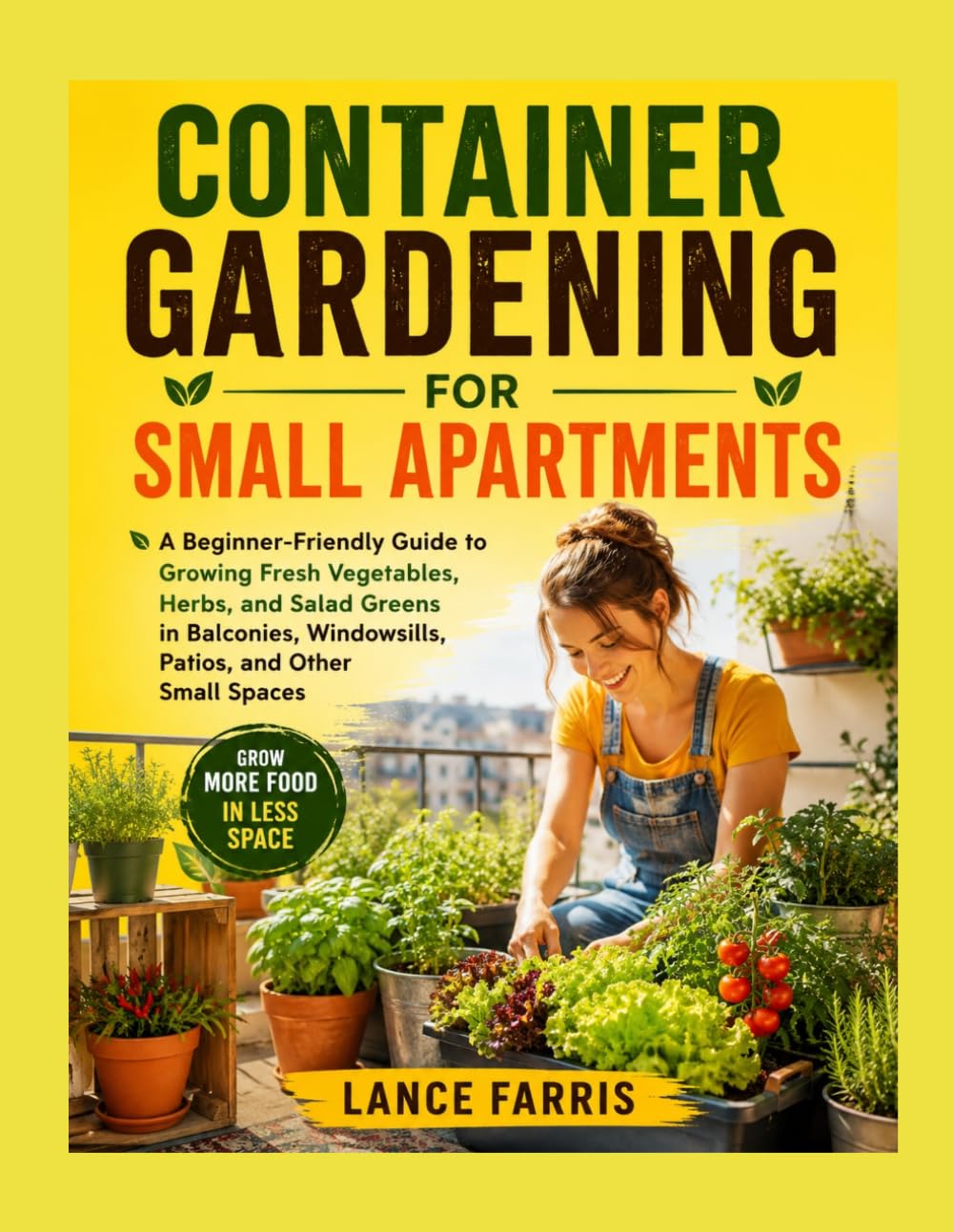 ler totalmente CONTAINER GARDENING FOR SMALL APARTMENTS: A Beginner-Friendly Guide to Growing Fresh Vegetables, Herbs, and Salad Greens in Balconies, Windowsills, Patios, and Other Small Spaces