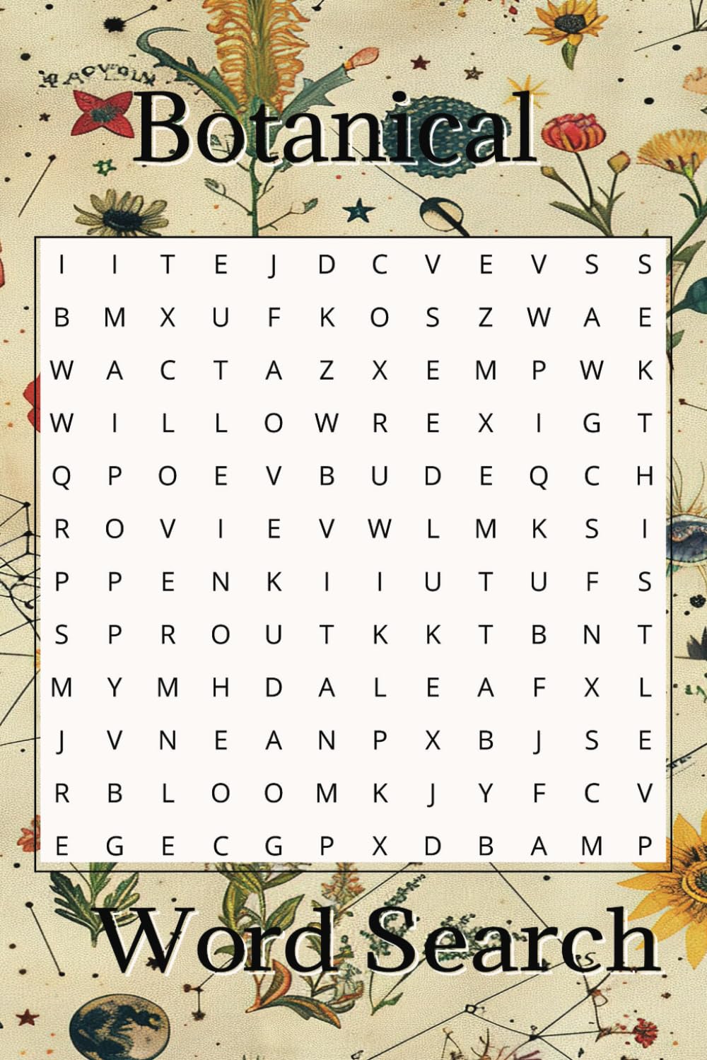 ler totalmente Botanical Cross Word Puzzle Book: Word Search with Easy to read print about Plants, Botanical, Flowers and more 6x9 in inches 110 pages 50+ puzzles great for holidays, vacations, and free time