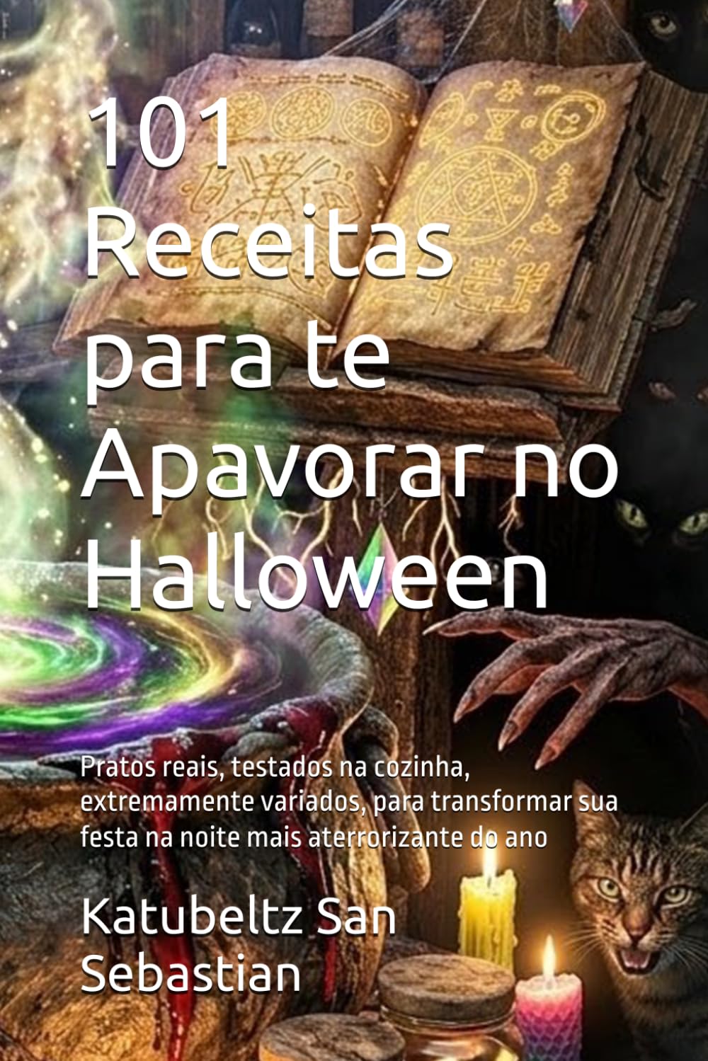 ler totalmente 101 Receitas para te Apavorar no Halloween: Pratos reais, testados na cozinha, extremamente variados, para transformar sua festa na noite mais... com História (PT)) (Portuguese Edition)