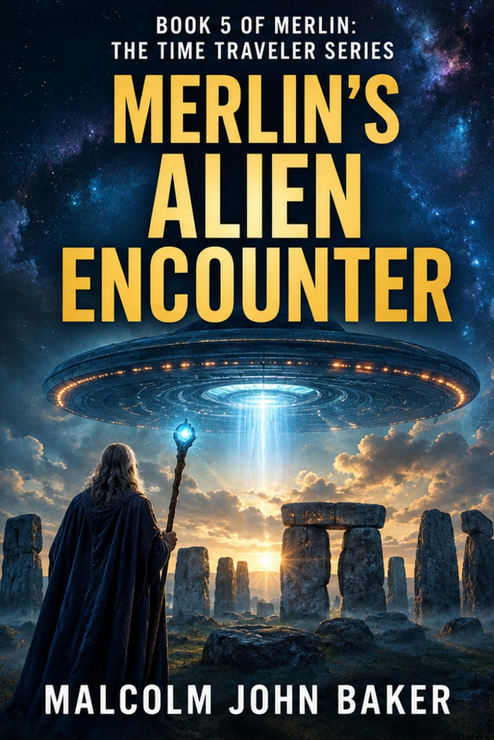 ler totalmente Merlin's Alien Encounter (Merlin the time traveler)