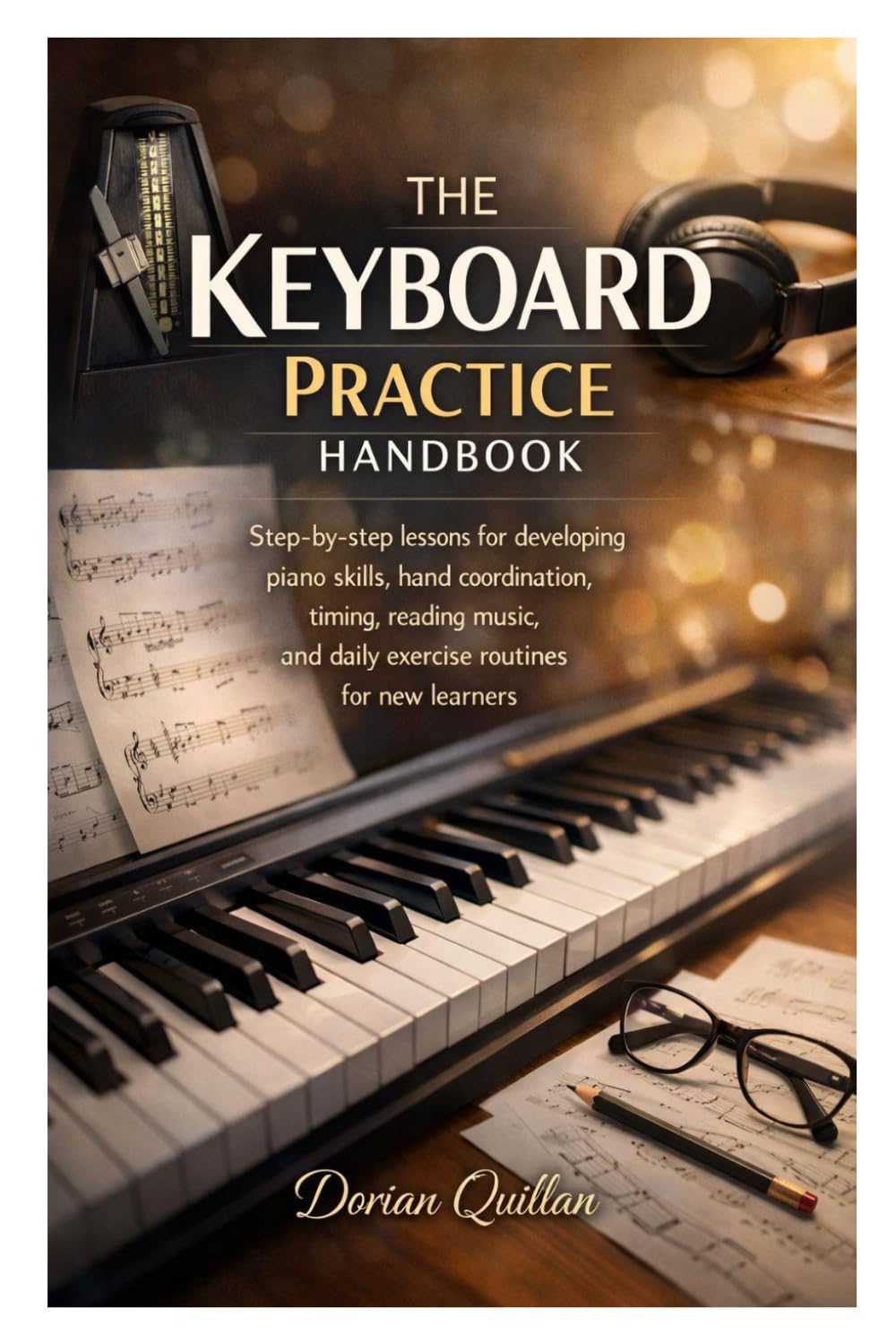 ler totalmente THE KEYBOARD PRACTICE HANDBOOK: Step-by-step lessons for developing piano skills, hand coordination, timing, reading music, and daily exercise routines for new learners