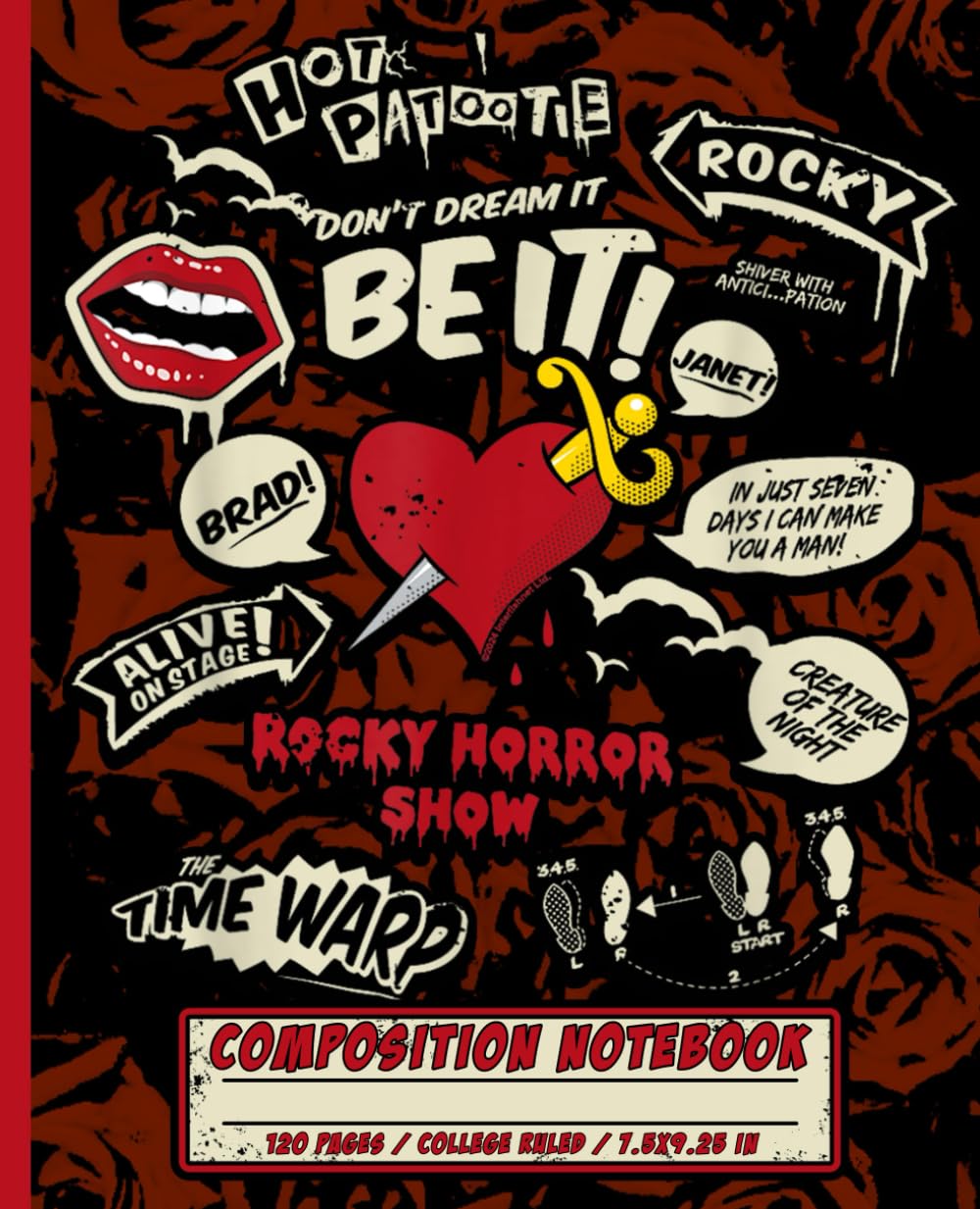 ler totalmente Vintage Gothic Notebook College Ruled: Theatrical Horror Inspired Design for Teen Writers, Theater Teachers & Halloween Fans