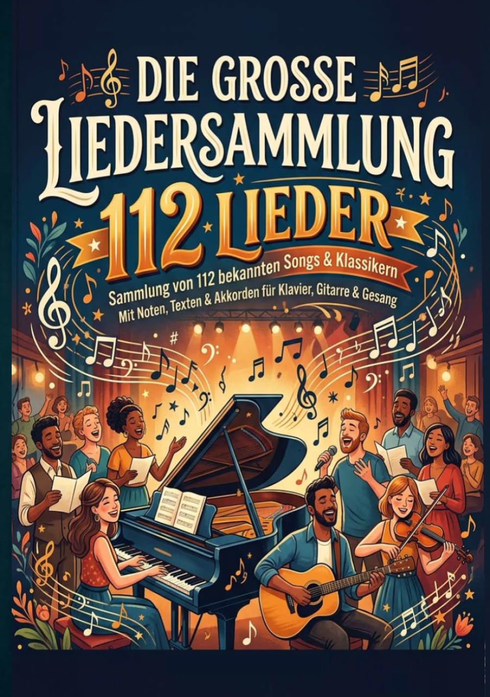 Die grosse Liedersammlung 112 Lieder: Sammlung von 112 bekannten Songs & Klassikern mit Noten, Texten & Akkorden für Klavier, Gitarre & Gesang (German Edition) baixar o livro de graça