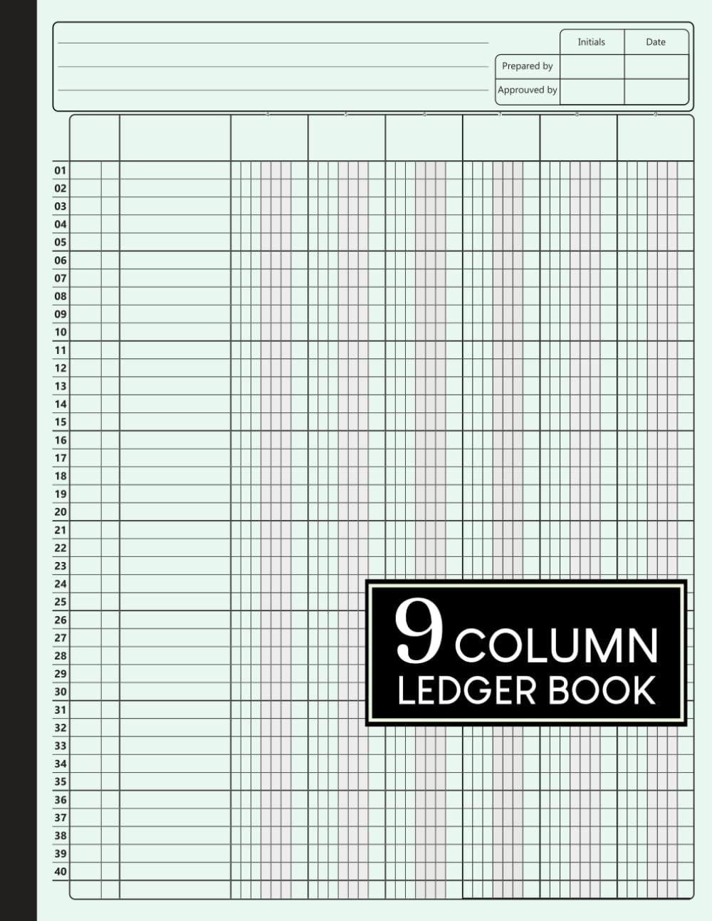 9 Column Ledger Book: Large Simple Nine Column for Bookkeeping, Accounting, Small Business, Personal Use and more baixar o livro de graça