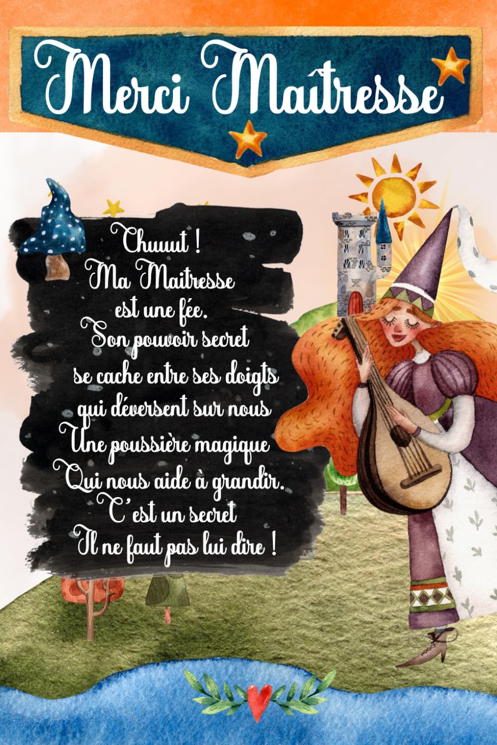Merci Maîtresse: Idée cadeau maîtresse original | Carnet de notes 107 p | A offrir en cadeau de fin d'année scolaire ou nouvel an | Institutrice, Professeur des écoles | Remerciements (French Edition) baixar o livro de graça