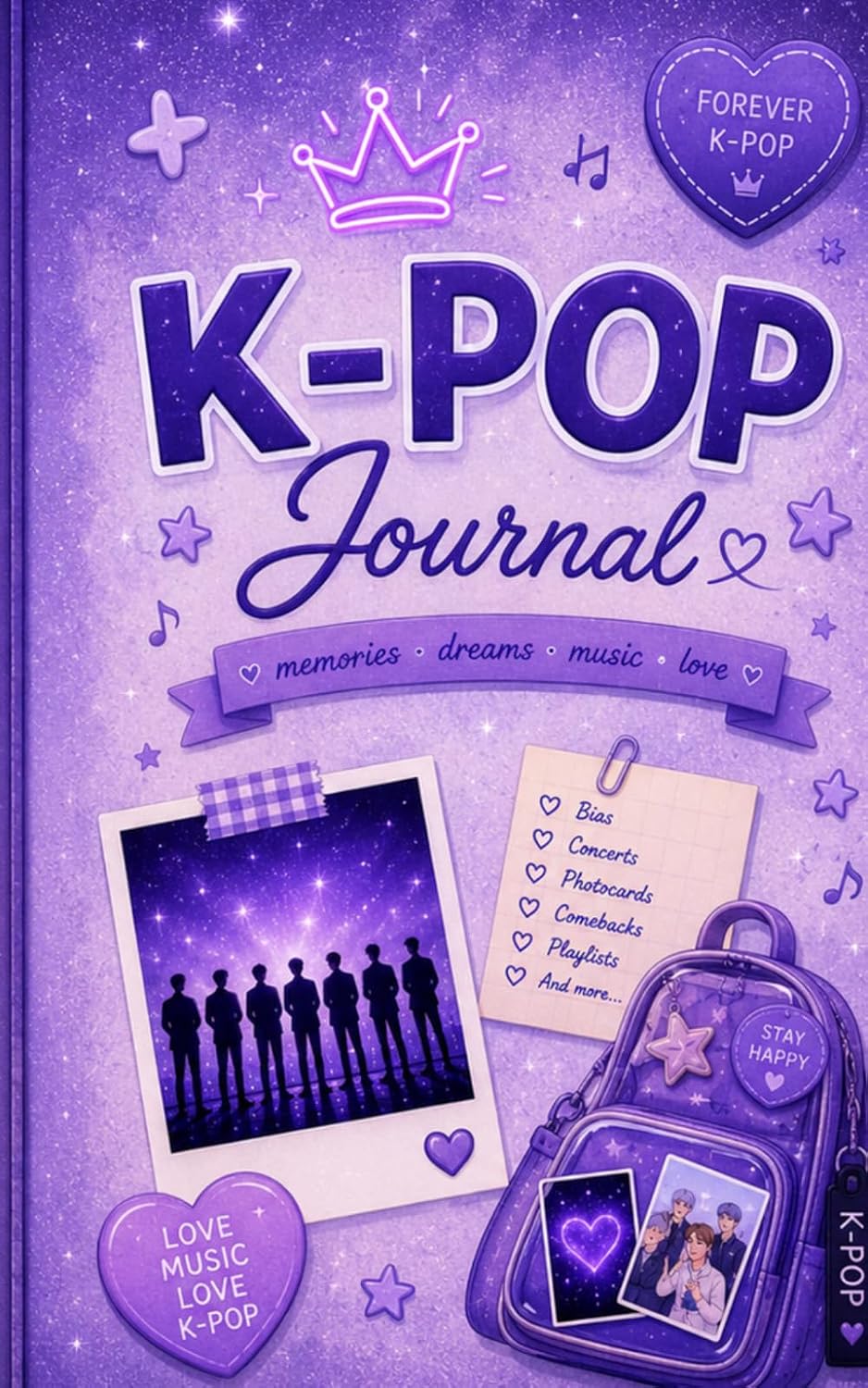 ler totalmente K-Pop Journal DIARIO: Il diario definitivo per fan K-Pop – Colleziona album, photocard, comeback, concerti, playlist, bias e ricordi speciali (Italian Edition)